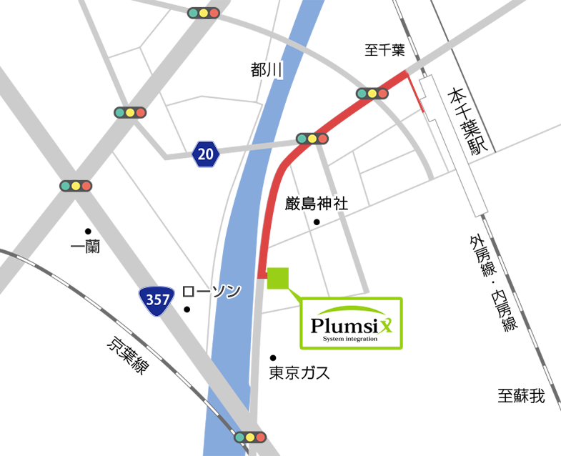 駅からの経路